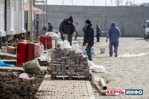 Строительство домов для переселенцев