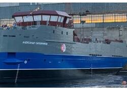 На&nbsp;Онежском ССЗ спущен на&nbsp;воду краболов &laquo;Александр Сапожников&raquo; проекта CCa5712LS