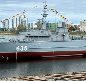 ОСК спустила на&nbsp;воду десятый морской тральщик проекта 12700