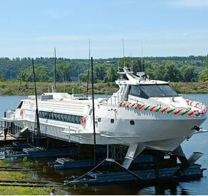 На&nbsp;Зеленодольском&nbsp;СЗ спущено на&nbsp;воду СПК &laquo;Метеор-2020&raquo; проекта 03830