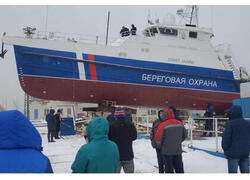 На&nbsp;Ярославском&nbsp;СЗ спущен на&nbsp;воду пограничный корабль проекта 03050