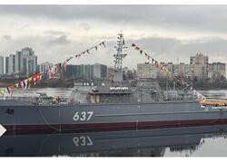 На&nbsp;СНСЗ спущен на&nbsp;воду морской тральщик &laquo;Дмитрий Лысов&raquo; проекта 12700