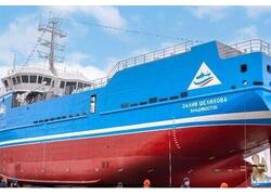 В&nbsp;Находке спустили на&nbsp;воду краболов &laquo;Залив Шелихова&raquo;